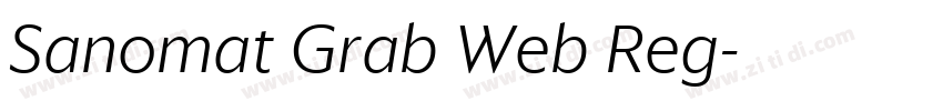 Sanomat Grab Web Reg字体转换